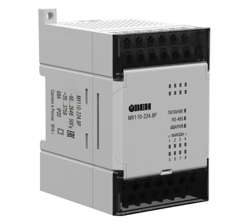 Модуль дискретного вывода МУ110-224.8Р  79539  ОВЕН