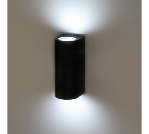 Декоративная подсветка WL39 BK MR16/GU10 (2 шт.), черный, для интерьера, фасадов зданий  Б0054412  ЭРА