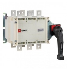 Рубильник-переключатель 630A 3P c рукояткой управления для прямой установки PowerSwitch  pscs-630-3  EKF