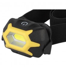 Фонарь налобный 1хLED COB 3хААА GB-701 Практик, сенсор, 3 режима  Б0027819  ЭРА