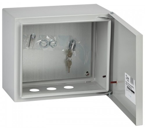  Щит с монтажной панелью металлический ЩМП-02 IP31 (250x300x175) SIMPLE  Б0041653  ЭРА