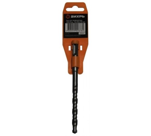 Бур по бетону 10x160x100 SDS-Plus  73/10/7/6  ВИХРЬ