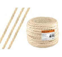 Ретро провод "Эко" 3х2,5 витой ГОСТ бежевый (20м)  SQ2801-0214  TDM