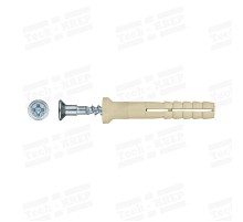 Дюбель-гвоздь 6K40 пот. манжета (нейлон) (500 шт) - ведро ( 2,013 кг)  102106  Tech-KREP