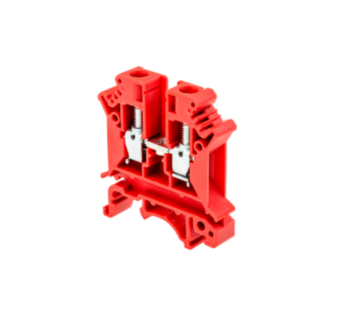Клемма винтовая проходная, 6 мм2, красная MTU-6RD  54697  ОВЕН