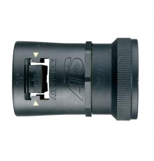 Фитинг AT34/U138/SFA/BLY, прямой, РА66/алюминий/эласт., черный/желтый, резьба U138, d34, 10 шт. в пачке  7TCA296000R1744  ABB