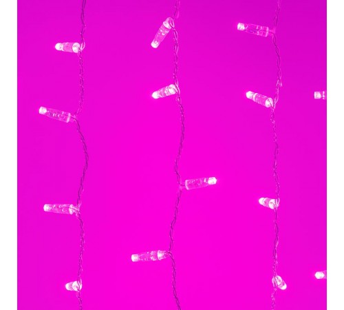 Светодиодная гирлянда ARD-CURTAIN-CLASSIC-2000x3000-CLEAR-760LED Pink (230V, 60W)  024862  Arlight