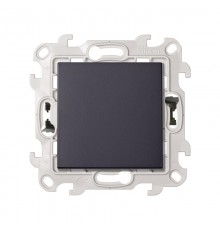 Simon 24 Графит Включатель 1-кл. Push&Go  2420101-038  Simon