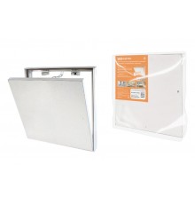 Люк под плитку, алюминиевый, съемный, нажимной, ограничитель-цепочка, 300х400,  SQ1807-0605  TDM