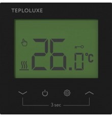 Терморегулятор электронный Теплолюкс Pontus черный  100037088300  Теплолюкс