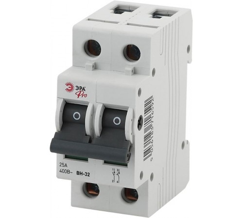 Выключатель нагрузки модульный (мини-рубильник) Pro ВН-32 4P 100A (3/45/1260) Pro  Б0048890  ЭРА