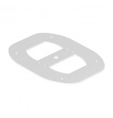 Напольная пластина для электромонтажной колонны (сталь,белый) (ISSBPDM45RW)  6290347  OBO Bettermann