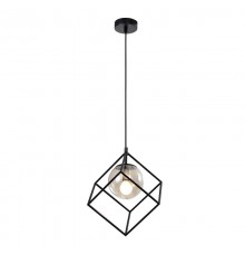 Светильник подвесной (подвес) Moon 5145-201 1 х Е14 40Вт черный лофт - кантри потолочный  Б0054981  Rivoli