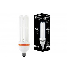 Лампа энергосберегающая КЛЛ  45Вт Е27 827 U образная 4U 72х235мм  SQ0323-0079  TDM