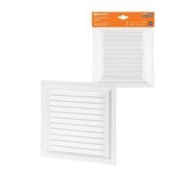 Решетка металл. 200х200, белая, с покрытием полимерной эмалью,  SQ1807-0703  TDM