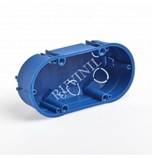 Коробка установочная 140х65х45мм двухместная  10140  Рувинил