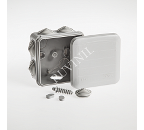 Коробка распределительная для о/п, 85х85х50мм  67041  Рувинил