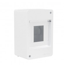 Щиток 4 мод настенный FRAME, белый, без дверцы  F04W0W0  DKC