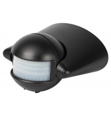 Датчик движения  MD 03 настенный инфракрасный 1200 Вт угол 180 градусов IP44, черный  Б0066995  ЭРА