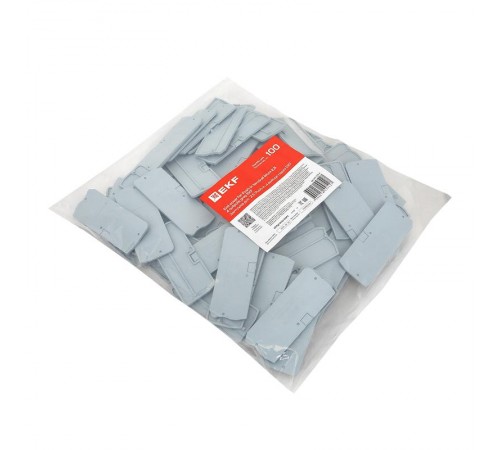 Заглушка для 2.5 Push-in 4 вывода серая EP-PIT-2,5-4  EKF