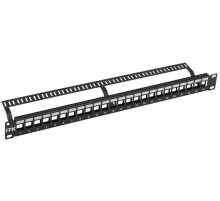 1U Модульная патч-панель UTP 24 порта  PP24-1UMU  ITK