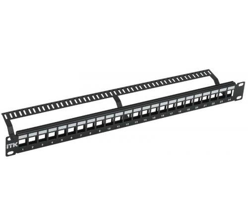 1U Модульная патч-панель UTP 24 порта  PP24-1UMU  ITK