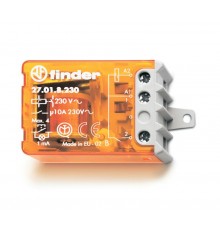 Шаговое электромеханическое реле; 2NO 10А, 4 состояния; контакты AgNi; питание 110В АC; монтаж в коробке; фланец  270581100000  Finder