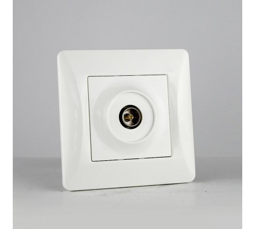 TV розетка одиночная (белый)  201010  SPL