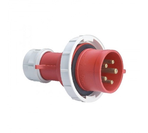 Вилка переносная 0252 3Р+РЕ+N 32А 380В IP67 EKF PROxima  ps-0252-32-380  EKF