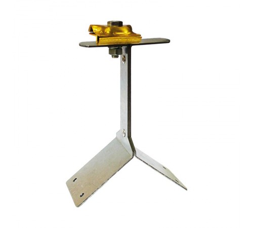 Держатель-зажим проводника круглого 8-10 мм для конька, высота 110 мм, латунь71123Ezetek