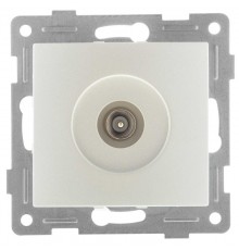 Bravo Механизм антенной розетки, одинарная, СУ, жемчуг  С10А1-028  GUSI Electric