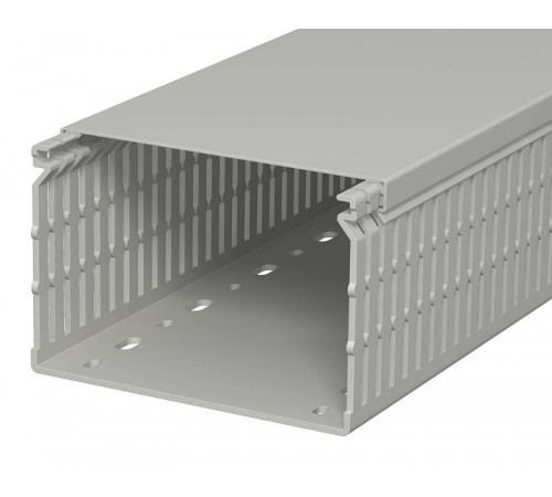 Распределительный кабельный канал LK4 N 80x120x2000 мм (ПВХ,серый) (LK4 N 80120)  6178236  OBO Bettermann