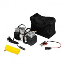 Компрессор автомобильный усиленный двухпоршневой с цифровым манометром и функцией автостоп (60л/мин, 10 АТМ)  80-0522  REXANT