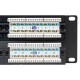 Патч-панель TERACOM PRO 19'' Cat.6 2U неэкранированная UTP 48 портов RJ-45 Dual IDC  TRP-PPNL-6UTP-2U48  EKF