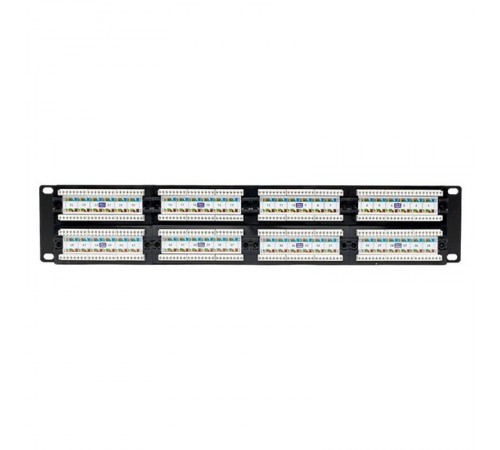 Патч-панель TERACOM PRO 19'' Cat.6 2U неэкранированная UTP 48 портов RJ-45 Dual IDC  TRP-PPNL-6UTP-2U48  EKF