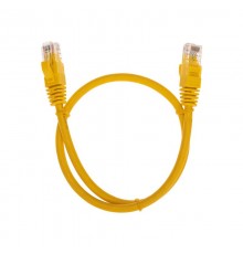 Патч-корд U/UTP CAT 6, RJ45-RJ45, 26AWG, LSZH, желтый, 0.5м REXANT  02-0295-05  REXANT