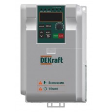 Преобразователь частоты DEKV060-1.5кВт 1 фаза 220В  DEKV060G1R5S2  DEKraft