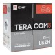 Кабель витая пара TERACOM CS Cat.5E U/UTP 4 пары solid 24AWG нг(А)-LSLTx цвет серый упак. 305м  TRCS-5EUTP-04LTX-GY-IN3  EKF