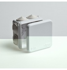 Коробка распределительная для о/п, 70х70х40мм (белая)  67030Б  Рувинил