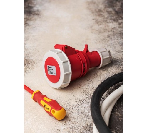 Розетка переносная 2142 3Р+РЕ 16А 380В IP67 EKF PROxima  ps-2142-16-380  EKF