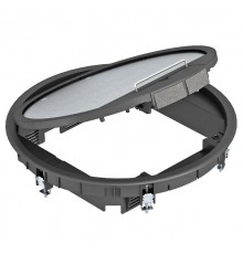 Лючок GESR9 SRU (универсальный) 12xModul45 (полиамид,черный) (GESR9 SR U 9011)  7405516  OBO Bettermann