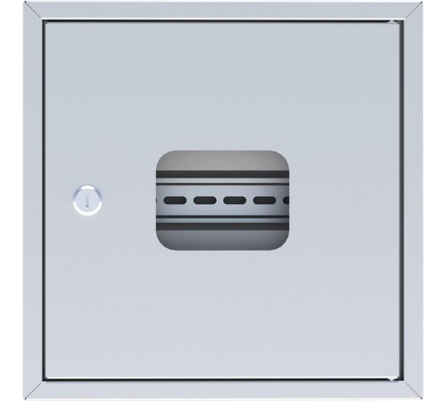 Ящик ЯУР с одной din-рейкой (ВхШхГ) 300х300х150 Basic  uerm-din-300  EKF