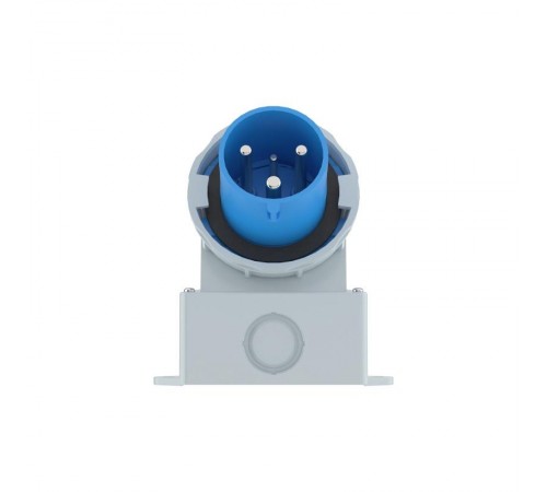 Вилка настенная IP67 63А 2P+E 250В  DIS245M6393  DKC