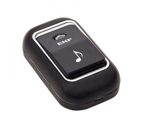 Звонок беспр. в розетку Classic (230В, черный, 51 мелод. с индик. 4 ур.) EKF  DBS-002B  EKF