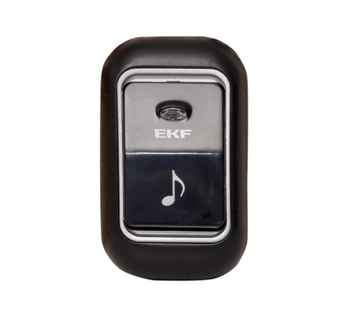 Звонок беспр. на батарейках Classic (2х1,5В АА, черный, 51 мелод. с индик. 4 ур.) EKF  DBB-D-003B  EKF