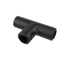 Тройник открывающийся, IP40, д.20мм, черный  50620B  DKC