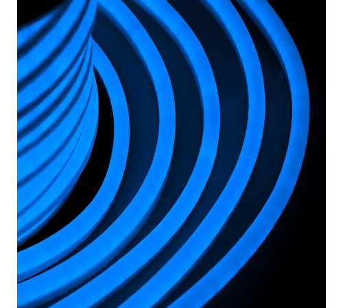 Гибкий Неон LED  - синий, оболочка синяя, бухта 50м  131-023  NEON-NIGHT