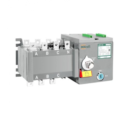 АВР на реверс. выкл.-разъед. и мотор приводом 40A, 4P, 5кА АВР-101  42023DEK  DEKraft