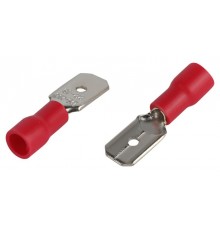 Разъем плоский ЭРА NO-225-38 РпИп 1.25-6-0.8 изолированный "вилка" (упаковка 10 штук)   Б0063362  ЭРА