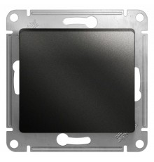 Glossa Антрацит Выключатель 1-клавишный сх.1, 10AX  GSL000711  SE